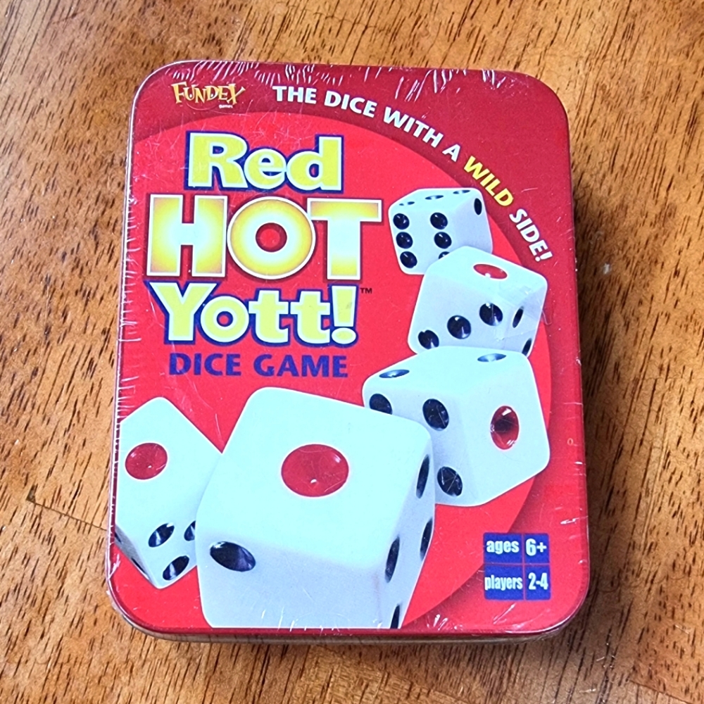 Red Hot Yott! Dice Game in Collectible Tin.